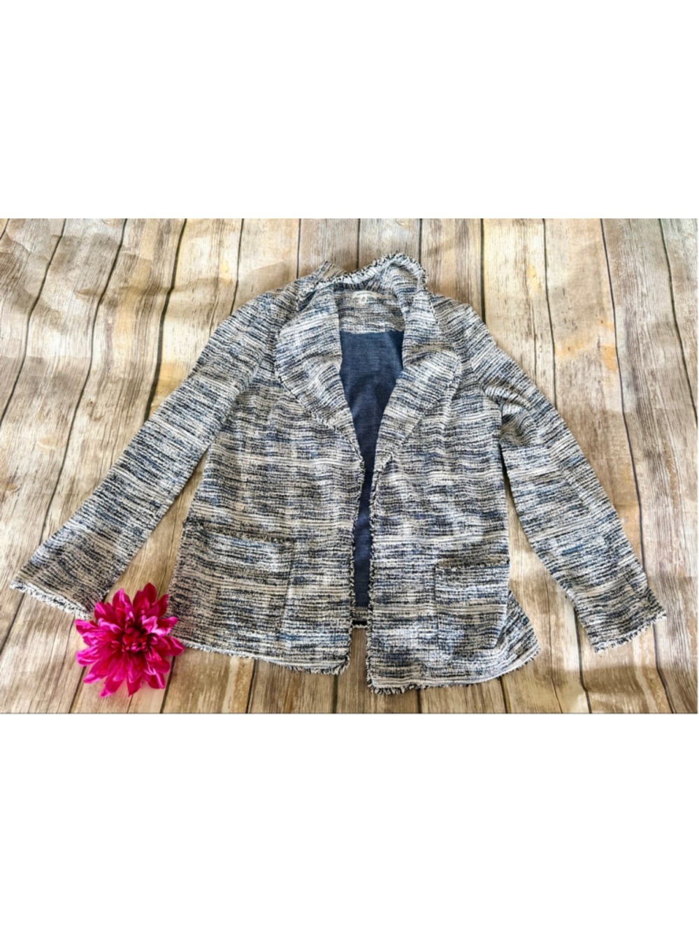Max Studio Waterfall Blazer-Medium